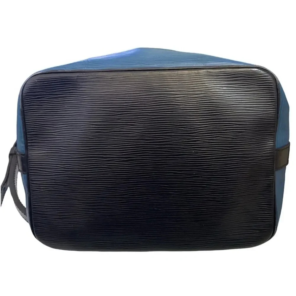 Louis Vuitton Blue Epi Leather Crossbody with Black Trim